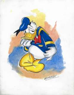 Esteban | Donald Duck - Esteban - Original drawing | Catawiki