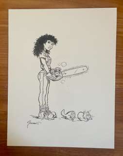 Bosschaert, Jan | Bosschaert, Jan - Originele tekening + 2x Portfolio (oplage: 24 ex.) - Sam - (2014) | Catawiki