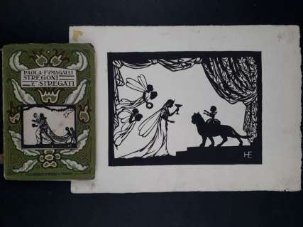 Helga Elmqvist | Helga Elmqvist - Illustrazione Originale - Micione - Stregoni e Stregatti - Page volante - EO - (1924/1929) | Catawiki