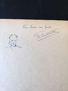 Studio Vandersteen | Bessy 32 - De vluchteling + gesigneerd met opdrachttekening Willy Vandersteen - Agrafé - Réédition - (1959) | Catawiki