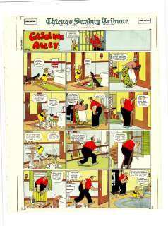 Frank King | King - Gasoline Alley, Sunday Page Color Proof, 12/2/1923 | Russ Cochran