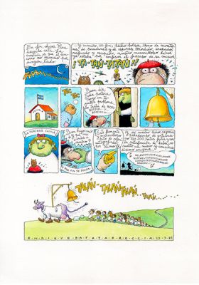 Enrique Breccia | “Las rarissima avventurar de nariz de batata” – tavola 3 | Cart Gallery