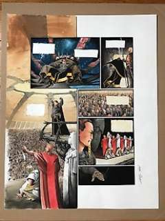 Gajic, Aleska | Gajic, Aleska - Planche originale couleur - Le Fléau des dieux - T4 - Vae Victis - (2004) | Catawiki