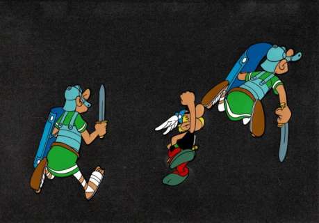 Uderzo | Asterix - Originele tekenfilmcel uit ’Asterix en Cleopatra’ - (1968) | Catawiki