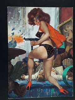 Rino Albertarelli - Rino Albertarelli - Originale di Copertina "Una Ragazza Pericolosa" - Page volante - Exemplaire unique