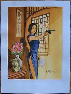 Charles, Jean-François | Charles, Jean-François - Aquarelle originale + Carnet du Pinceau d’Or - China Li | Catawiki