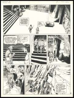 Franz | Original plate (p.6)  - Jugurtha volume 15  - La pierre noire  - (1991) | Catawiki