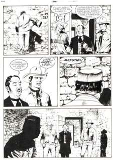 Maurizio Dotti | Tex n. 696 - M. Dotti - 2x Tavole Originali "L’Ombra del Maestro" - Page volante - Exemplaire unique - (2018) | Catawiki