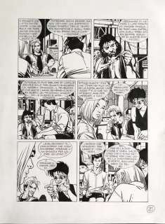 Roberto de Angelis | Nathan Never - Roberto De Angelis - tavola originale - Page volante | Catawiki