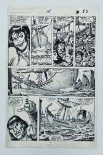 Chan, Ernie - | Savage Sword of Conan #148 - Original Art Page - Chan, Ernie - (1988) | Catawiki