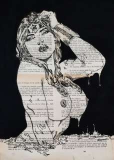 Andrea Boriani | Wonder Woman - Andrea Boriani - old paper hand painted 42 x 30 cm - Page volante | Catawiki