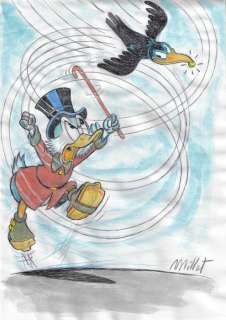 Millet | Scrooge McDuck - Millet - Original Drawing | Catawiki