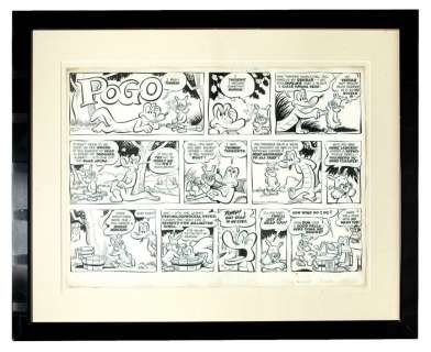 "POGO" SUNDAY STRIP ORIGINAL ART. | Hake’s