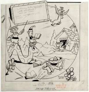 171: Geller Tiny Tot #4 1946 original comic art | Russ Cochran