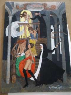 Erich Von Gã¶Tha | Erich von GÃ¶tha - Peinture originale en couleur - Le coucher - (2017) | Catawiki