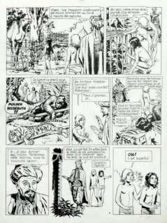 Cuvelier | Corentin - Le Prince des sables Encre de Chine pour la planche | Millon