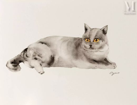 Otani, Ayano (Né En 1988) | Lot 266 - Gatto grigio | Millon