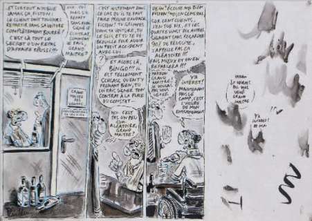 Vuillemin, Philippe | Grand maître des ventes Planche originale à l’encre | Cornette de St Cyr