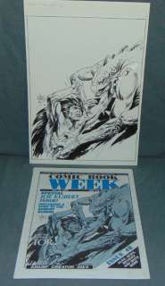 Joe Kubert. Tor. Comic Book Week Cover Art. | Weiss Auctions