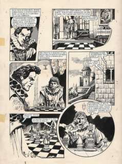 Horacio Lalia | Skorpio Anno III #40 - Horacio Lalia - tavola originale "Nekradamus" - Page volante - Exemplaire unique - (1978) | Catawiki