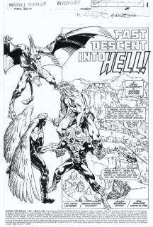 Michael Golden - 1982 MARVEL FANFARE #1 P.1