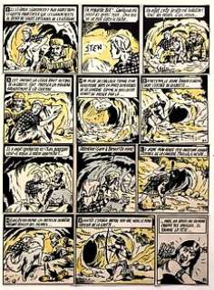 Willy Vandersteen / Karel Verschuere | Bessy 1 - Originele pagina (p.16) - Het Geheim van Rainy Lake - (1954) | Catawiki