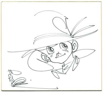 Yaguchi Takao Hand drawing shikishi "Tsurikichi Sanpei" | Mandarake (Big Web)