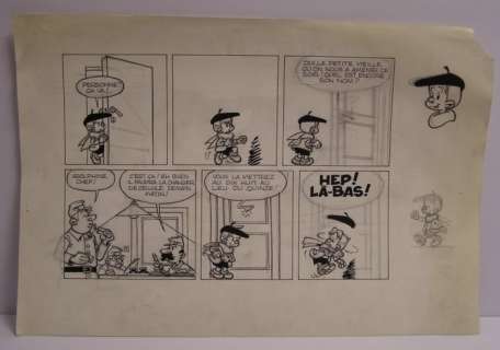 Studio Peyo / Eric Closter | Studio Peyo / Eric Closter - 2 Originele stroken - Steven Sterk | Catawiki