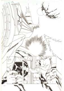 Ale Garza - Starjammers #1 P.1 - Spaceship Splash - 2004 Signed