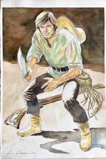 Luca Vannini | Ken Parker - L. Vannini - illustrazione originale - Page volante | Catawiki