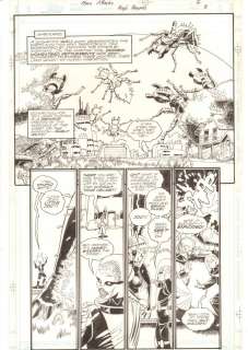 Hugh Haynes, Steve Montano - Mars Attacks #6 P.8 - Giant Ants Attacking 1/2 Splash - 1996