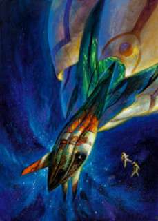 Bob Eggleton (American, b. 1960)
 Isaac Asimov‘s Science Fiction magazine cover, July 1998
 Acrylic on board
 20 x 14.5 ...