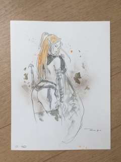 Royo, Luã­s | Luis Royo - Original color drawing - SB-462 - Size: 23 x 27 cm. | Catawiki