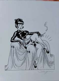 Robero Baldazzini | Roberto Baldazzini - Illustrazione originale "Omaggio a Bill Ward" - Page volante - (2019) | Catawiki