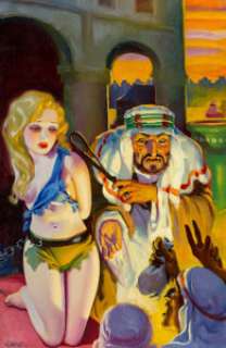 Hugh Joseph Ward (American, 1909-1945)
 The Price, Spicy-Adventure Stories, July 1935
 Oil on canvas
 35 x 23 in.
 Signe... | Heritage