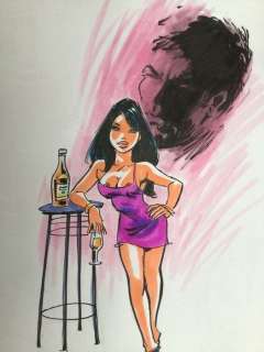 Dany | Dany - Dessin original en couleur - Arlequin | Catawiki