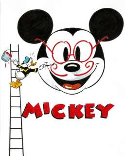 Tony Fernandez, Disney Artist | DONALD DUCK Painting Doodles in MICKEY Graffiti - Original Painting - Tony Fernandez Signed - Acrylic Art | Catawiki