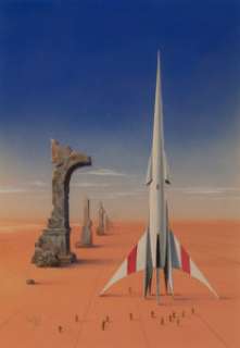 Albert Nuetzell (American, 20th Century)
 Anthropological Note, The Magazine of Fantasy and Science Fiction cover, A... | Heritage