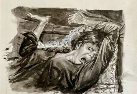 Guido Buzzelli | Guido Buzzelli - Illustrazione originale - Page volante | Catawiki