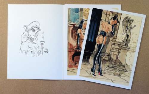 Meynet | Meynet, Félix - Portfolio Il était sept fois n°20 + dédicace - Signé et numéroté (2021) | Catawiki