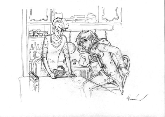 DESSIN ORIGINAL POUR PRESQUE MAINTENANT PAR CYRIL BONIN - ILLUSTRATION N°6 | Pulp’s
