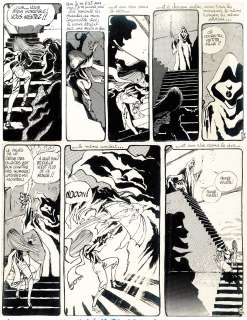 Hislaire | Bidouille et Violette, La Reine des glaces, planche originale à l’encre de chine pour cet album paru en 1984 chez Dupuis. | Septimus