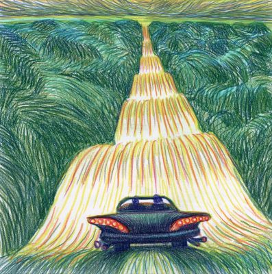 Lorenzo Mattotti | On The Road XVI, 2023 | Philippe Labaune Gallery