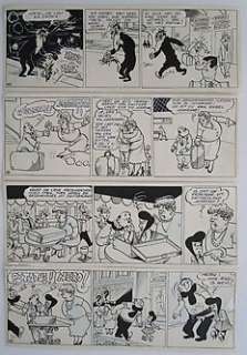 Sleen, Marc - - Sleen, Marc - Originele pagina (p.25) - Nero - De ring van Petatje - (1953)