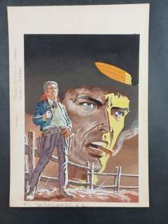 Emilio Uberti | Emilio Uberti - Desperado - Storie vere del west a fumetti - Page volante - Exemplaire unique - (1966) | Catawiki