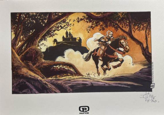 EX-LIBRIS MARIAN - COULEURS ORIGINALES PAR ISABELLE RABAROT - SIGNÉ PAR OLIVIER VATINE | Pulp’s