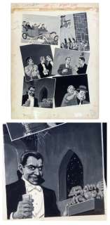 "CRACKED" MAGAZINE #93 ORIG ART W/TARZAN/BOWERY BOYS/TOM & JERRY/DRACULA/CHARLIE CHAN/THE SAINT. | Hake’s