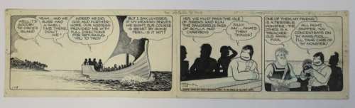 Original Pen & Ink "Alley Oop" Comic, V.T. Hamlin | misc / divers