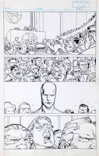 Moebius | Silver Surfer, planche n°11 Ã  l’encre de Chine d… | Banque Dessinée