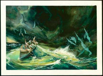 Emmanuel Lepage - Illustration originale publiée dans la réédition - Les Voyages d‘Anna